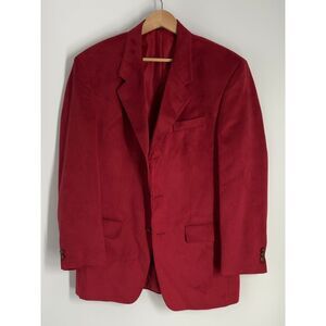 Dawahares Vintage Red Suede Blazer